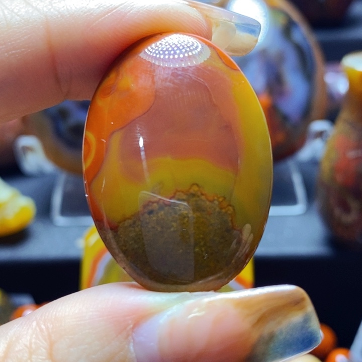 玛瑙/玉髓吊坠(不含链)未镶嵌