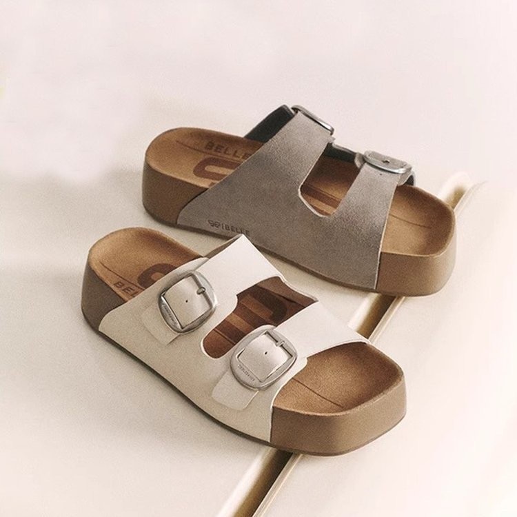 【明星同款】厚底凉拖鞋女鞋子夏季外穿2025新款爆款勃肯超火踩屎感