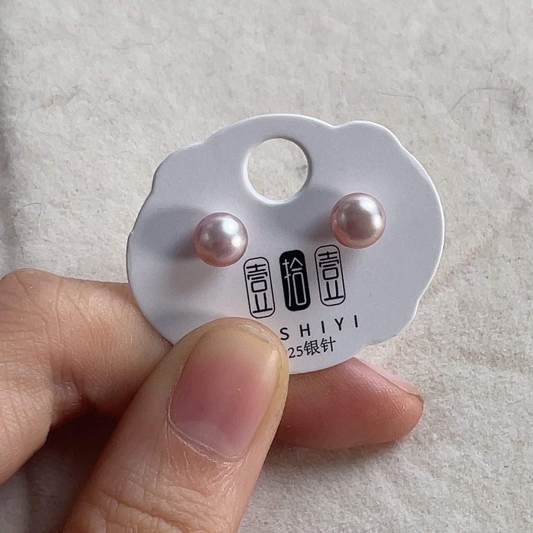 未镶嵌淡水珍珠耳饰