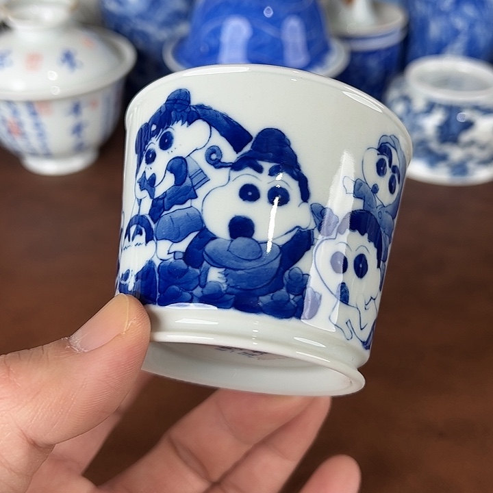 瓷片景德镇全手工手绘陶瓷
