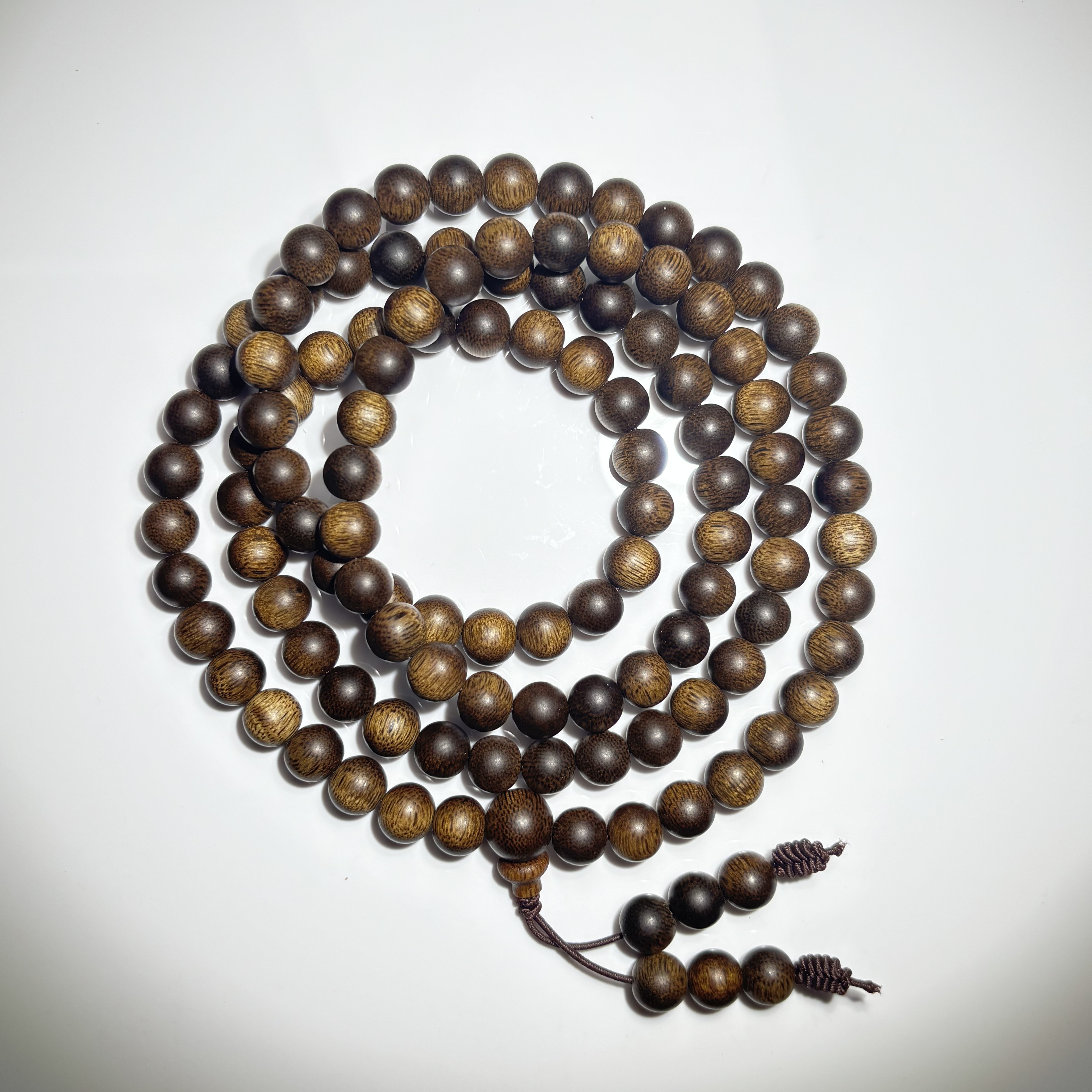 沉香XDDJ008 沉香圆珠项链尺寸约8mm 多样性发一件