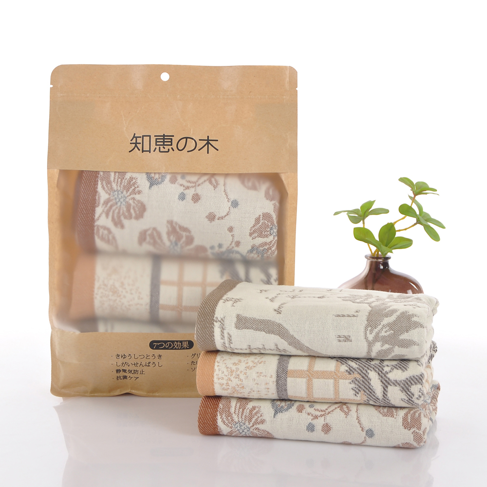 汉麻棉毛巾多功能擦脸巾柔软亲肤加厚大毛巾三条装