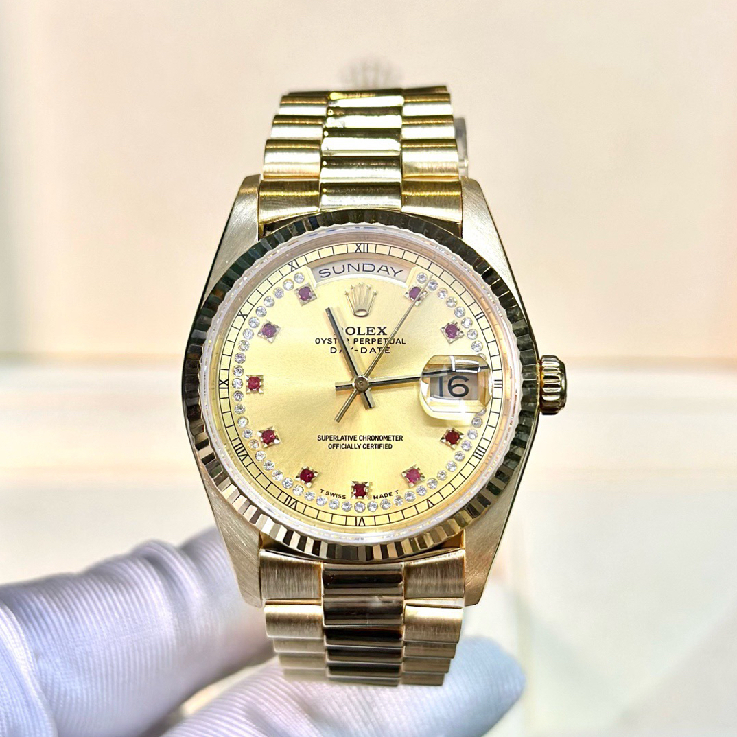 Rolex/99新/18238/星期日历/36mm/单表