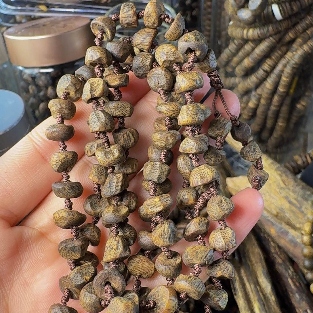 沉香手串沉水牛肉干17克