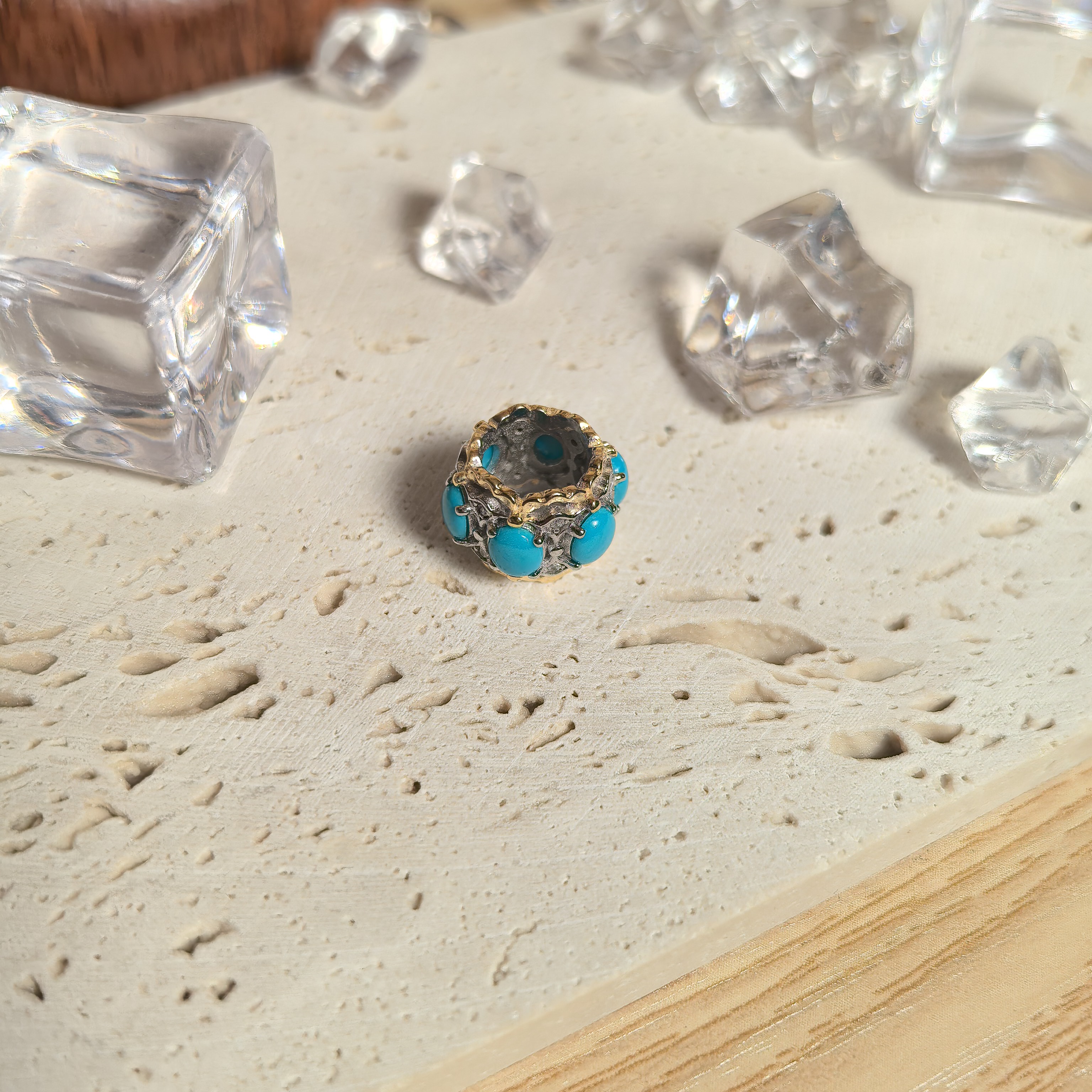 S925银绿松石路路通吊坠多样性发一