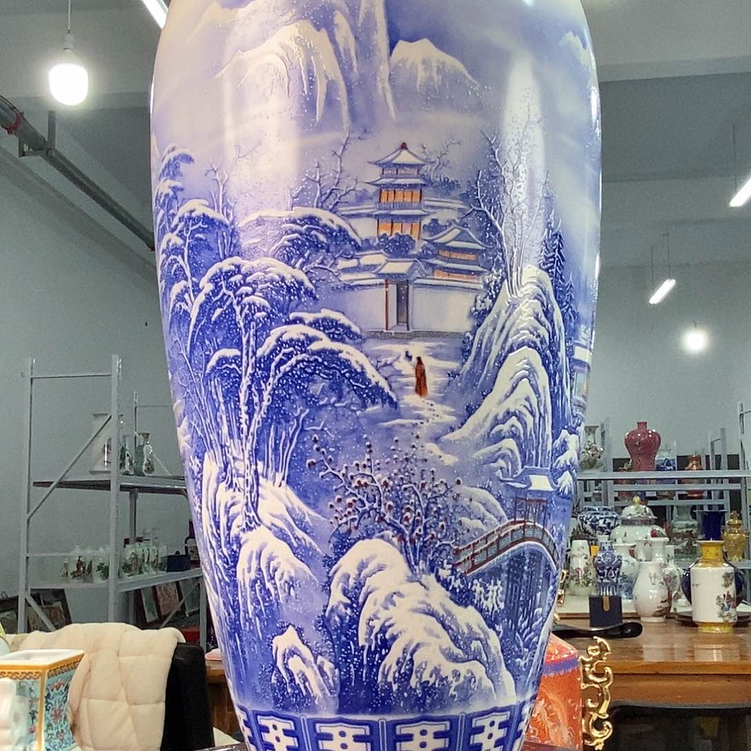 摆件景德镇陶瓷花瓶摆件