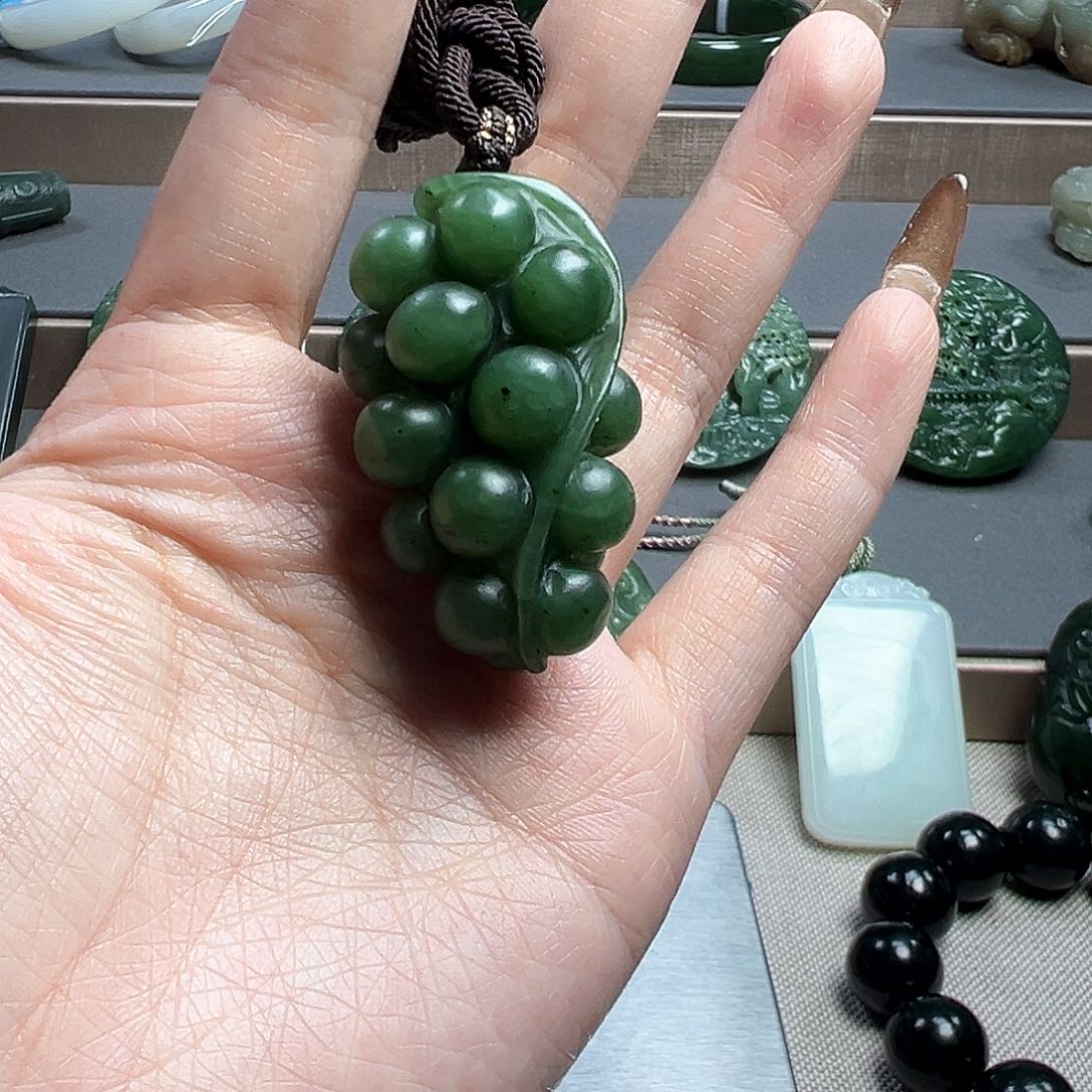 和田玉吊坠(不含链)未镶嵌