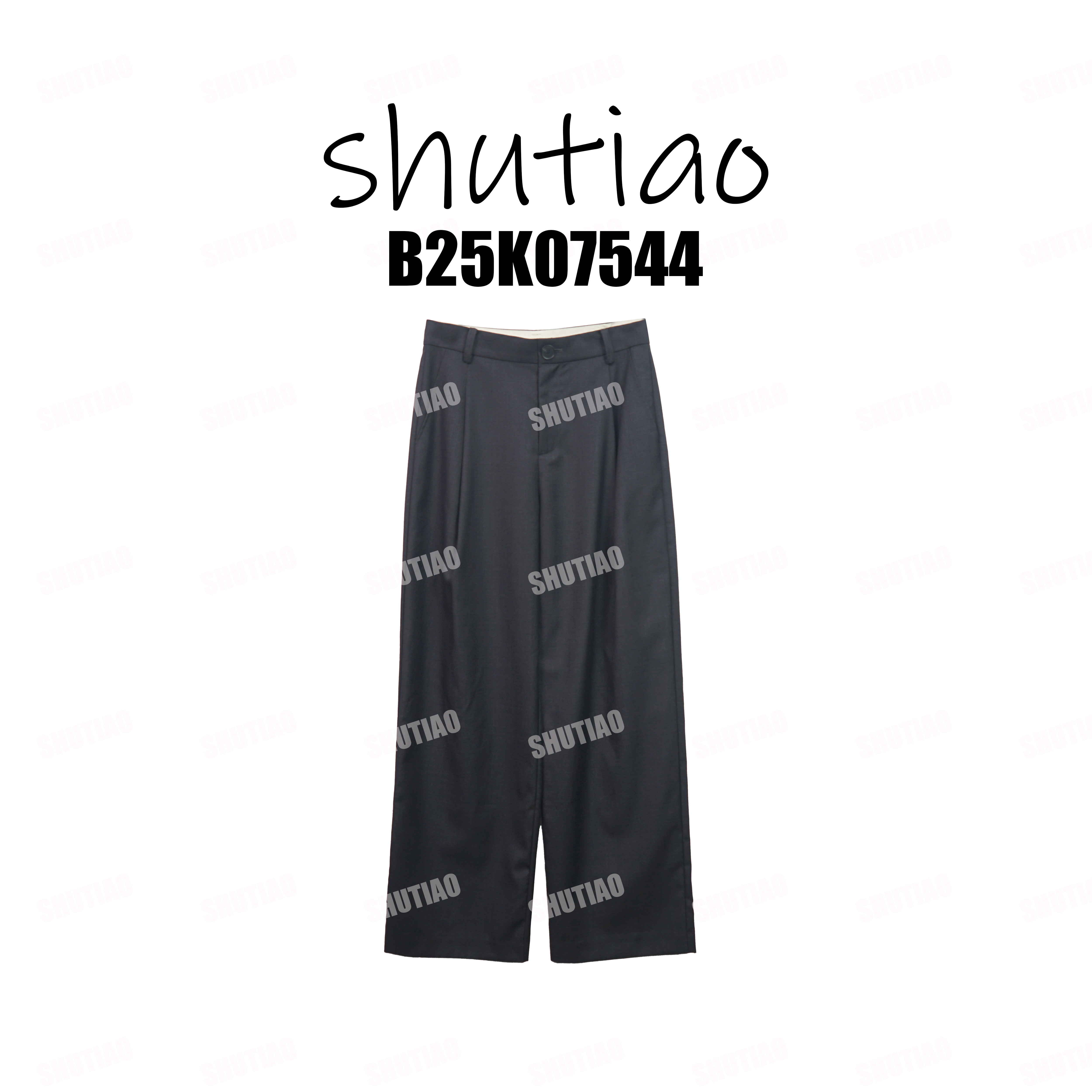 【SHUTIAO】2025冬季：新款小众设计款裤子B25K07544
