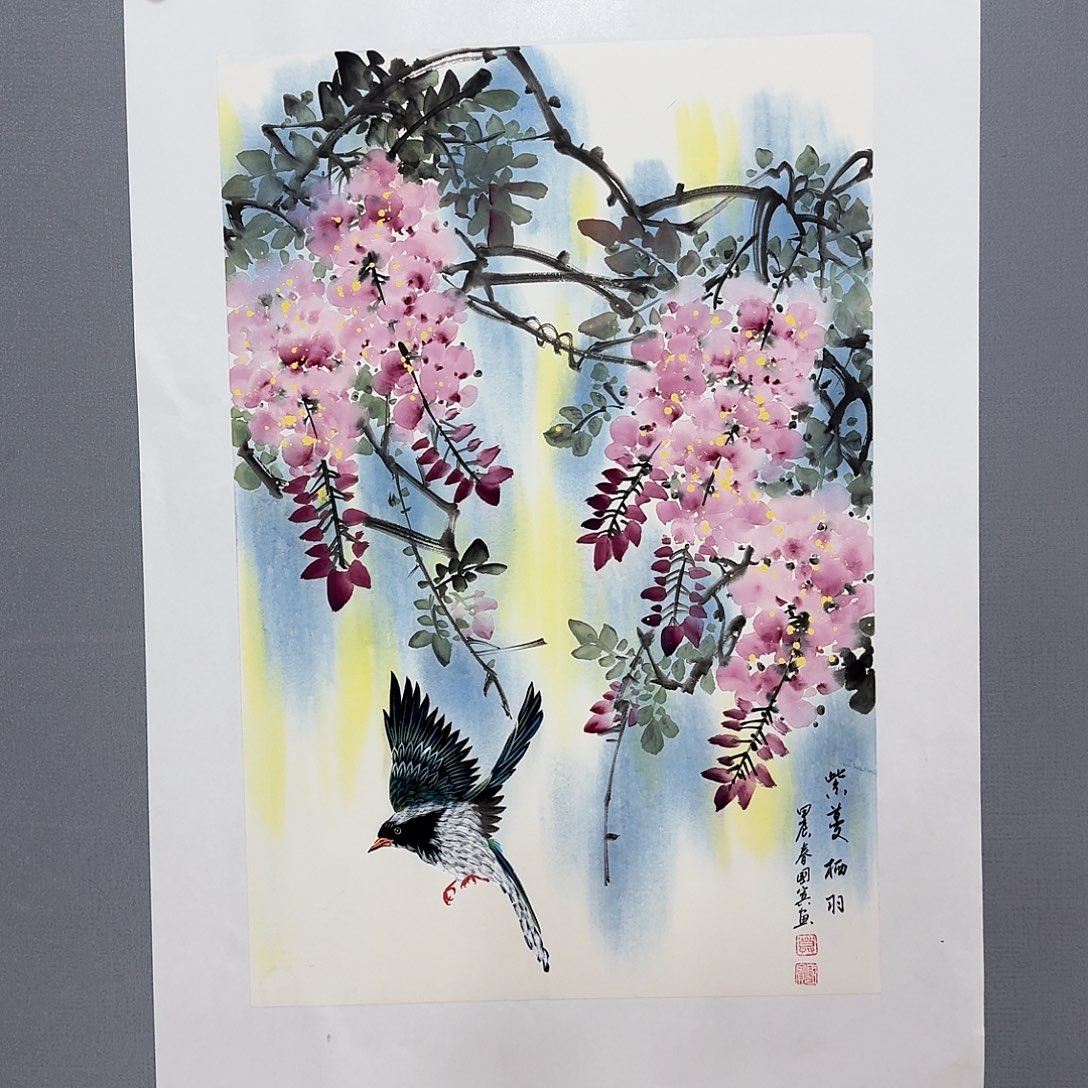 国画莫国宾国画作品