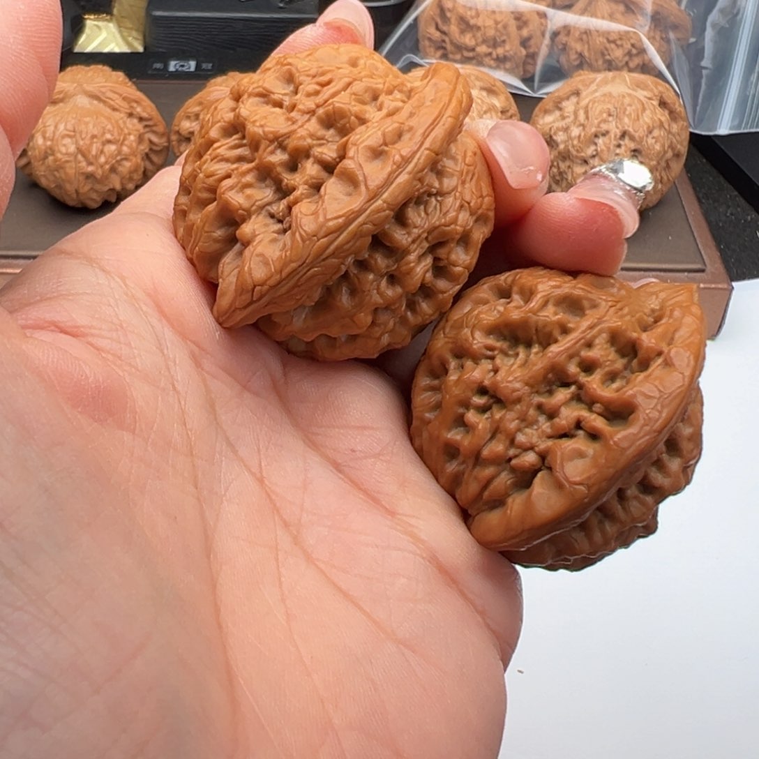 文玩核桃把件金公子45