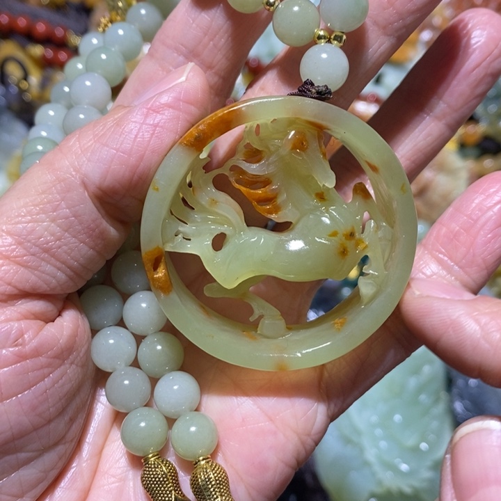 岫玉岫玉吊坠未镶嵌