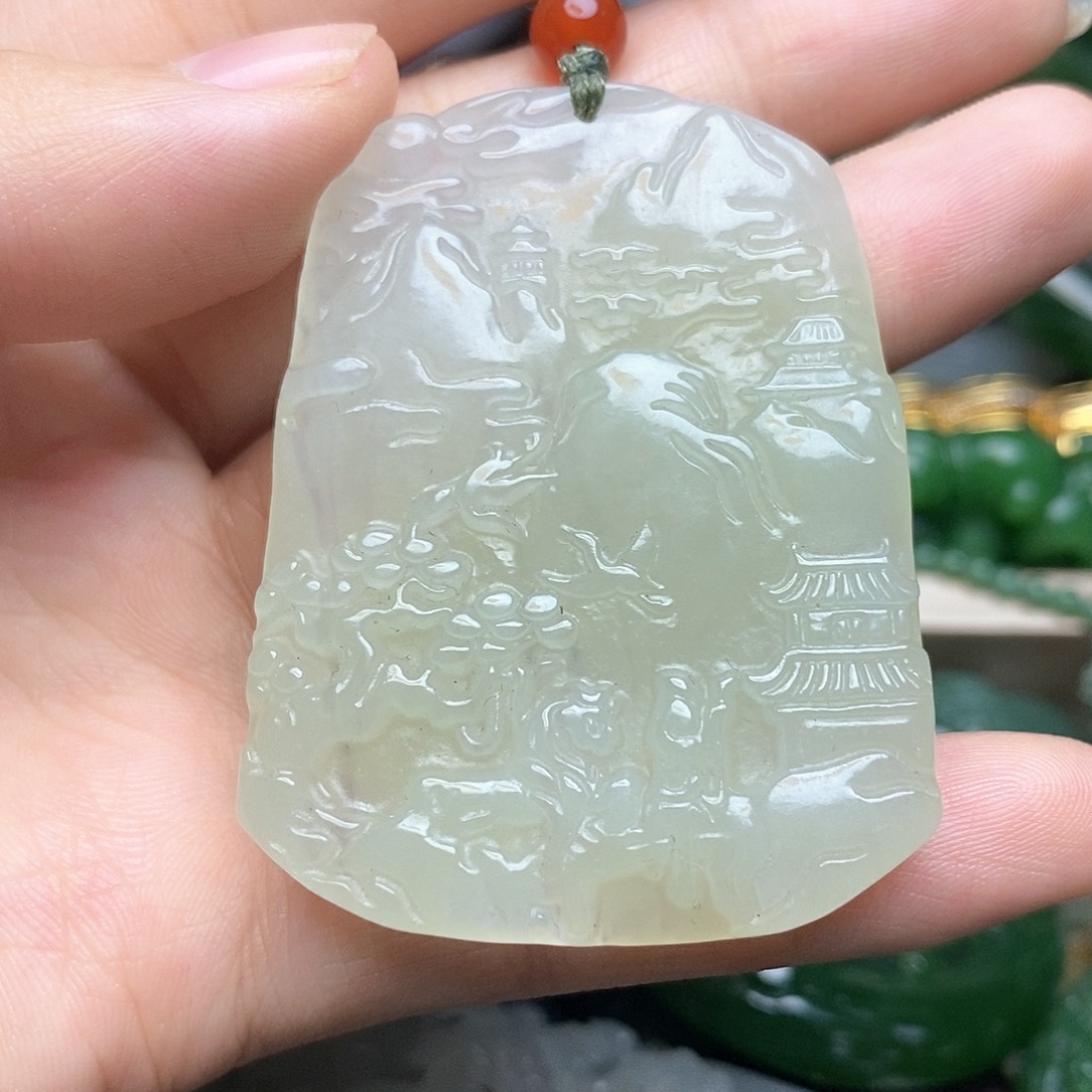 和田玉颈饰未镶嵌