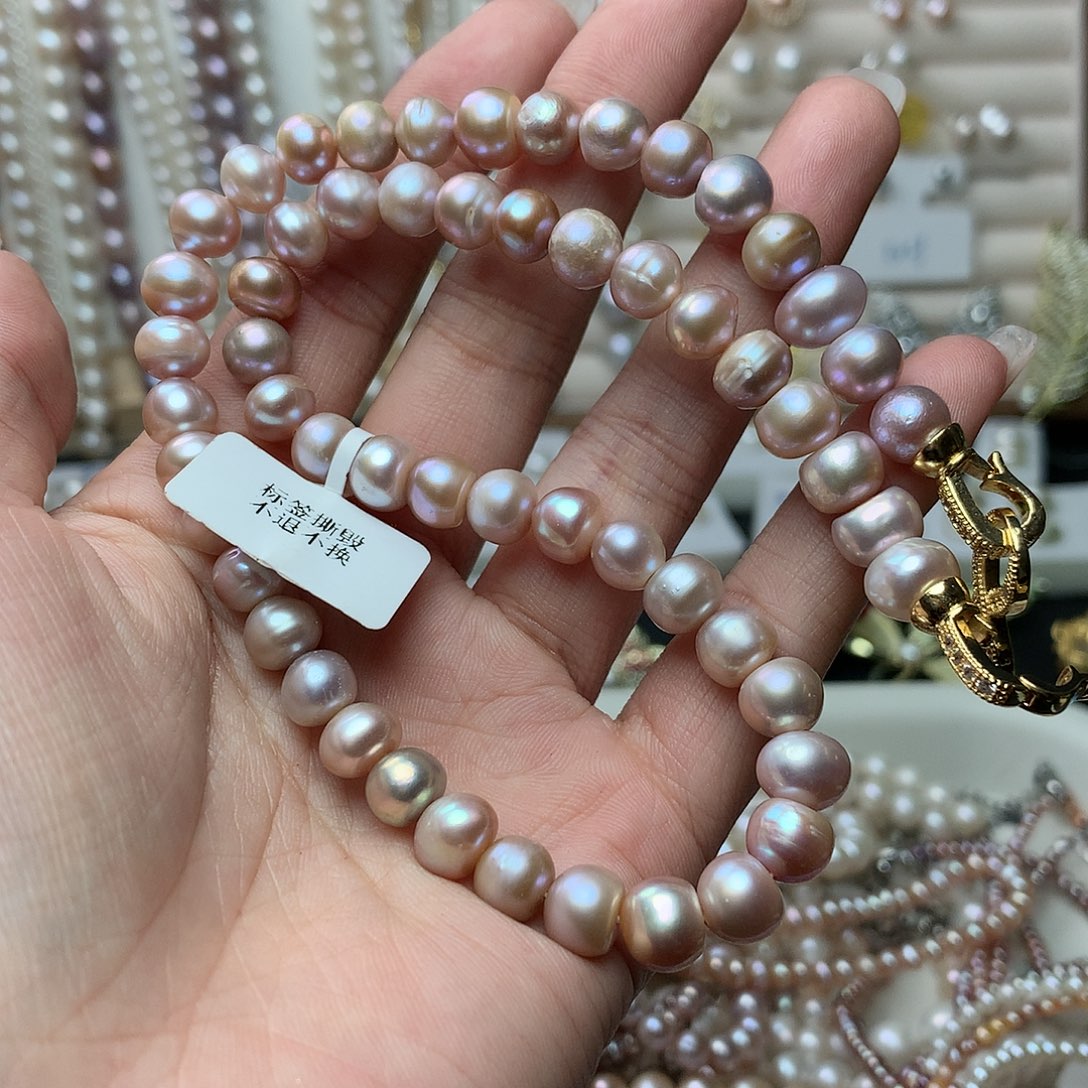 淡水珍珠项链8-9未镶嵌w25项链