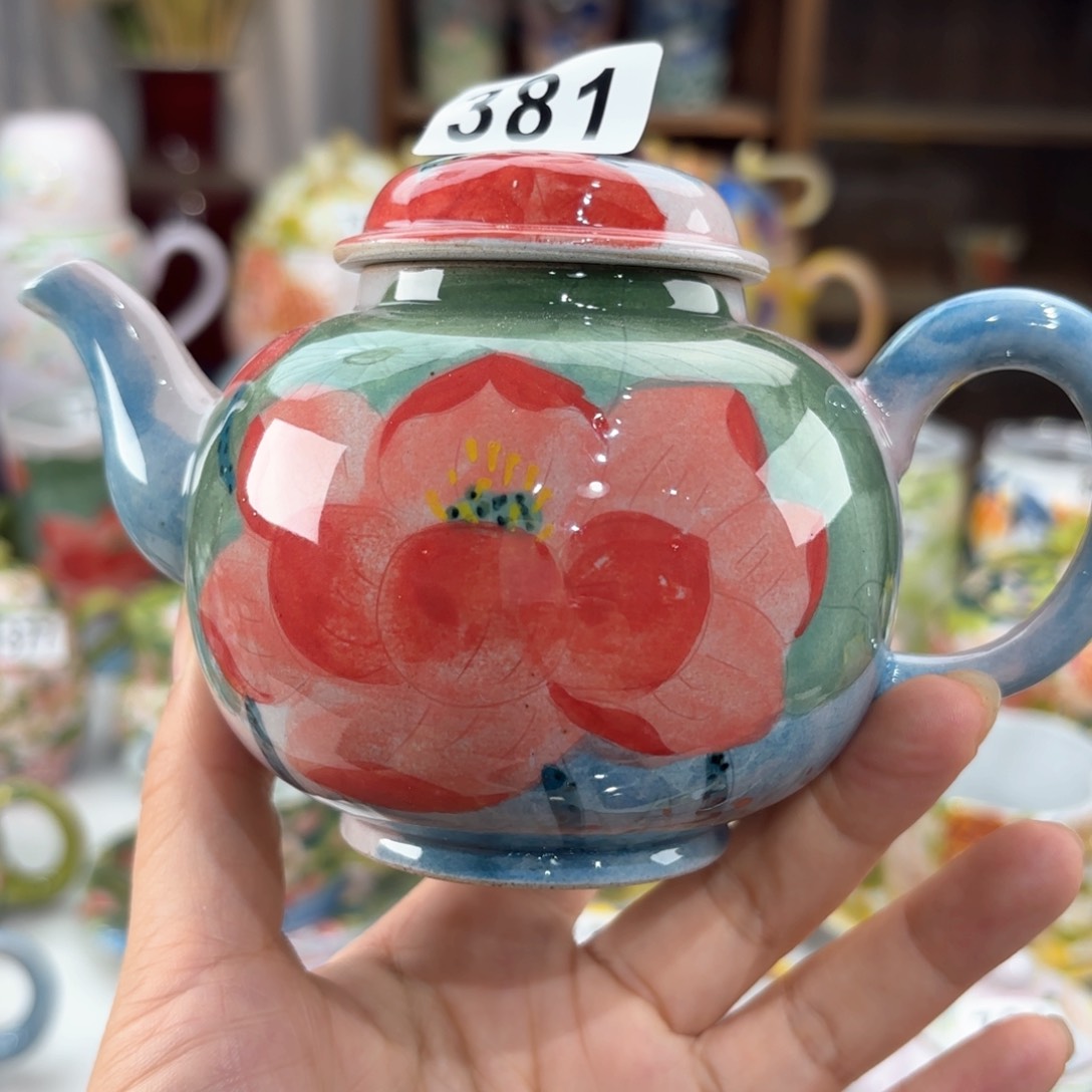 景德镇手绘高温釉下彩陶瓷茶具