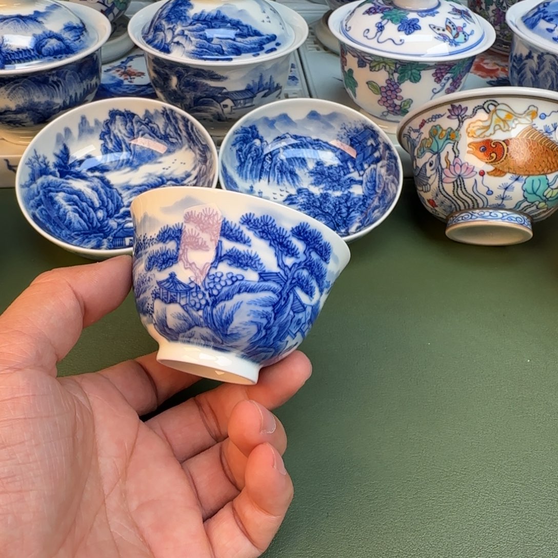 陶纯手工纯手绘茶具311