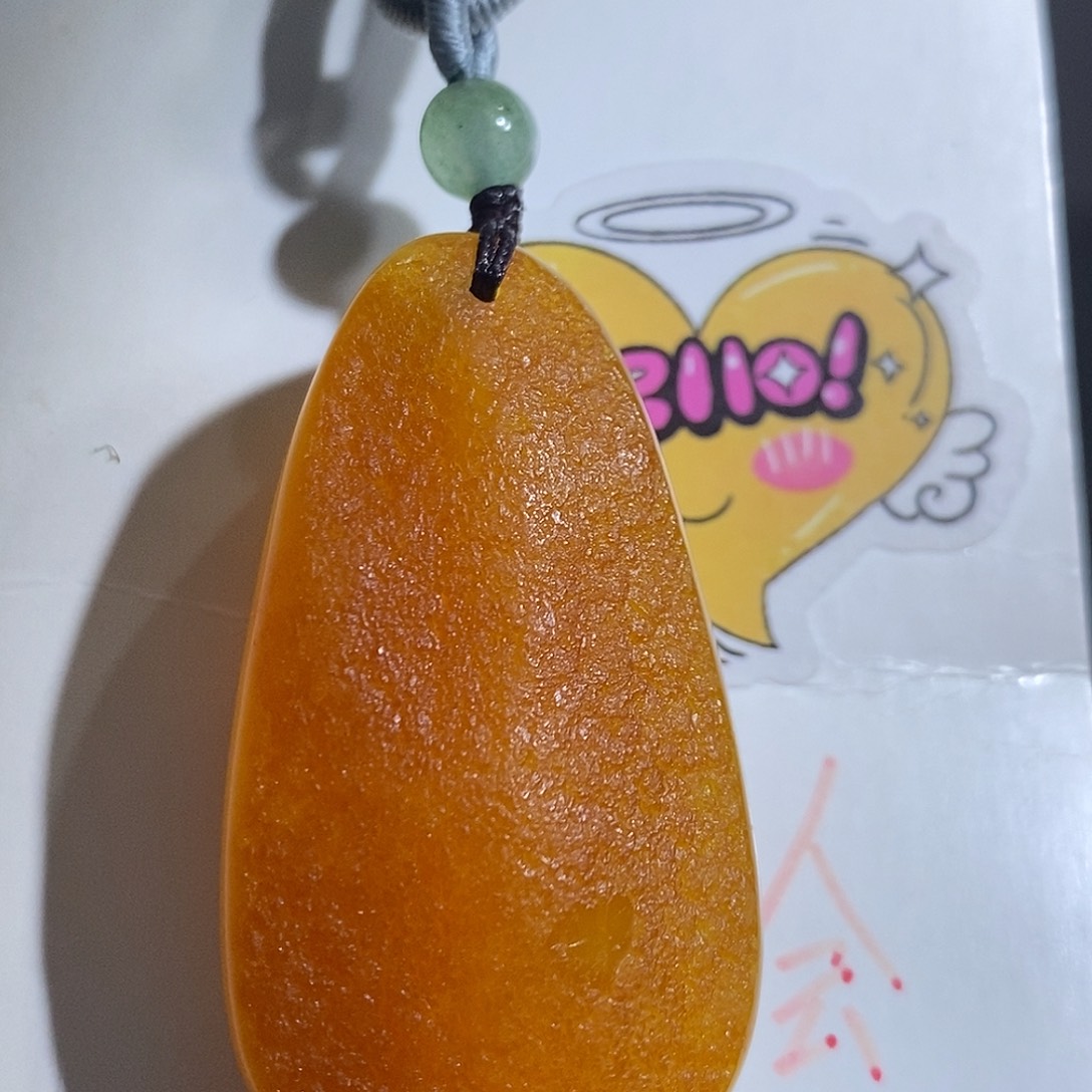 定制琥珀未镶嵌蜜蜡吊坠