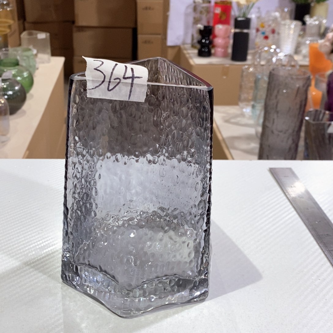玻璃364高17口7玻璃花瓶嘎嘎好看玻璃花瓶
