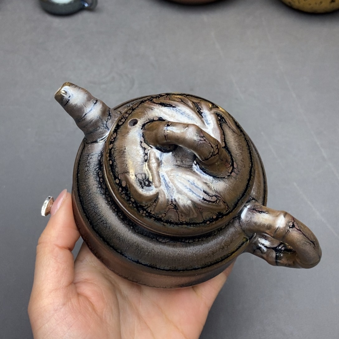 茶盏小敏建盏原矿铁胎