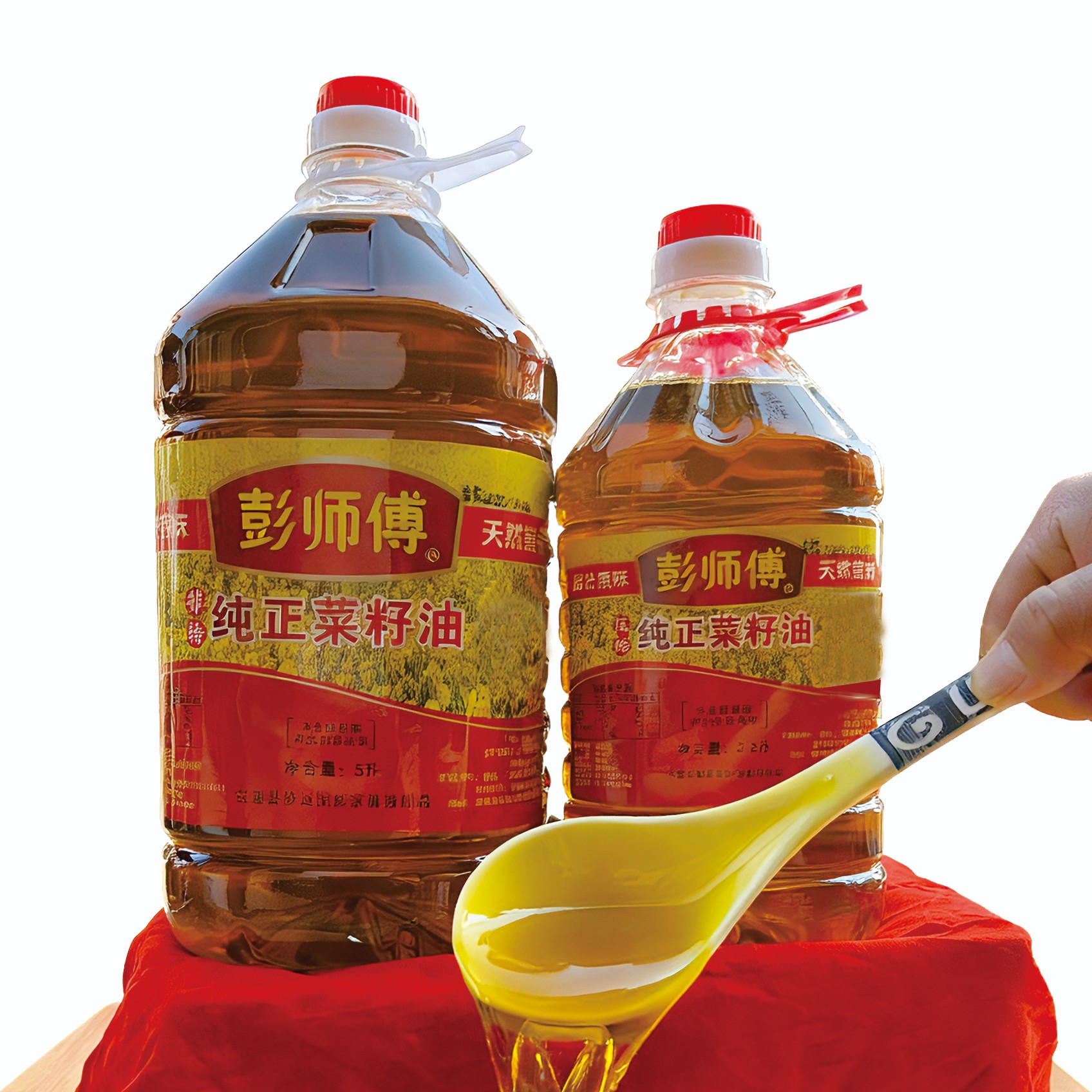 【彭师傅菜籽油】 2.5L或5L可选 非转基因纯正无杂质醇香菜籽油