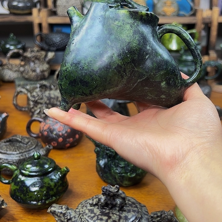 茶空间天然石料藏玉尽*