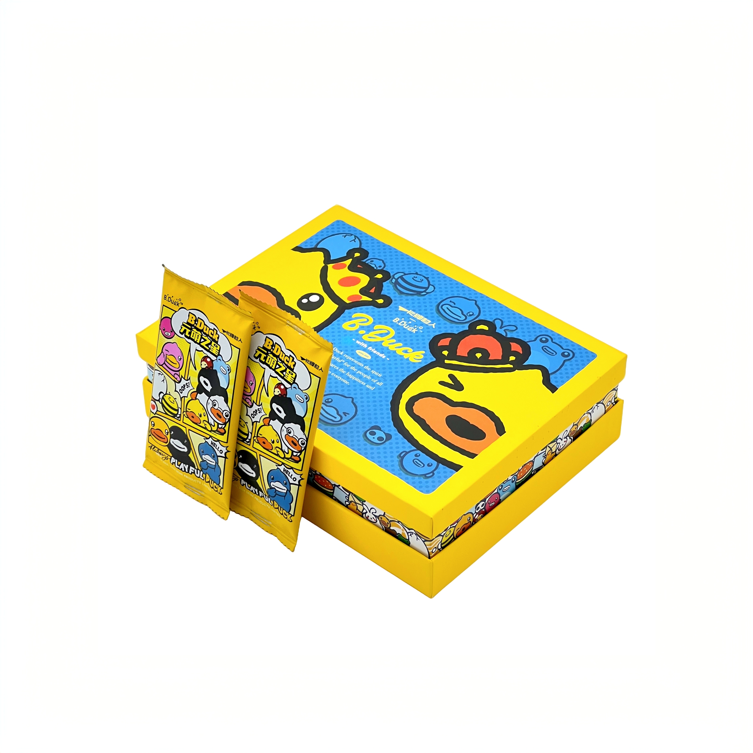 卡牌超人 小黄鸭元萌之星收藏卡牌