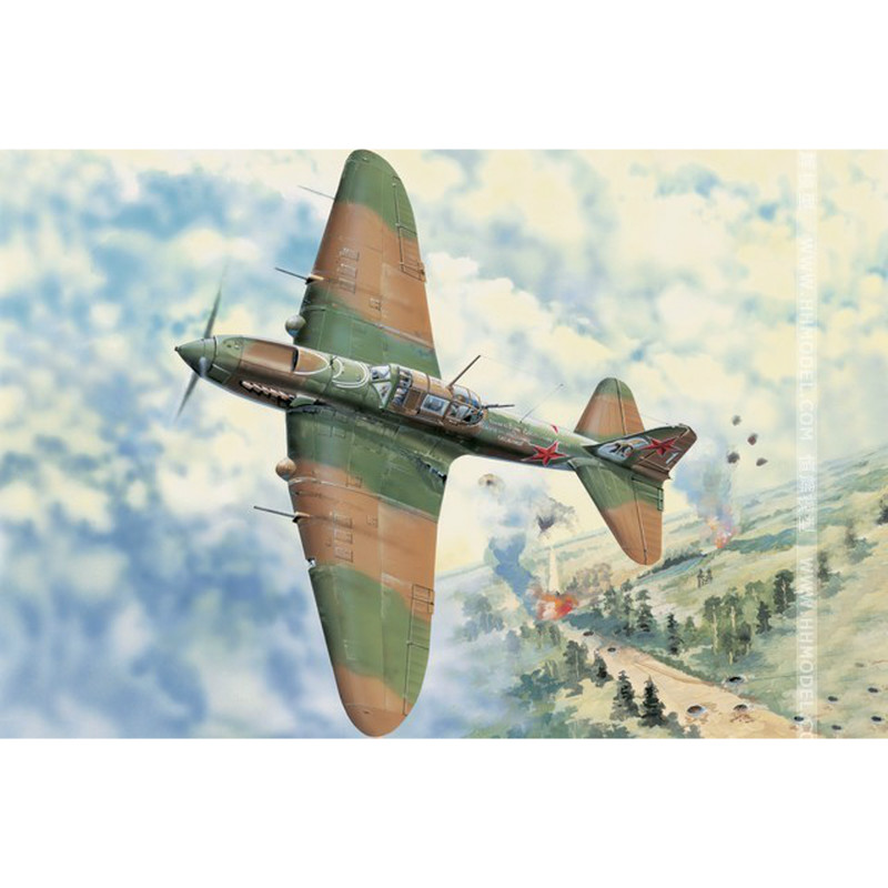 恒辉模型 HOBBYBOSS 1/32 伊尔-2 M3 对地攻击机 83204