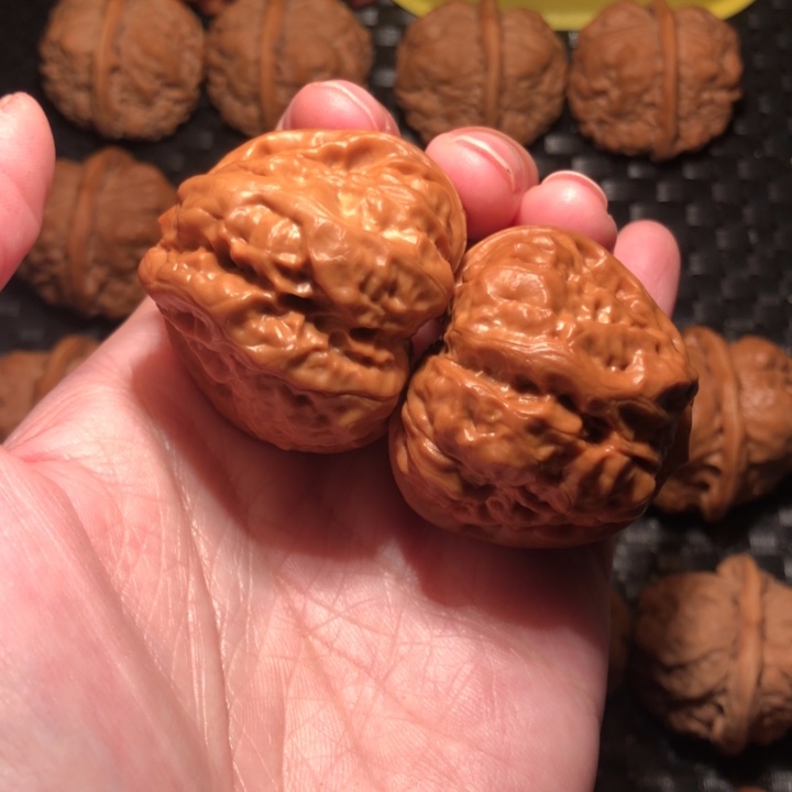 文玩核桃把件四开40