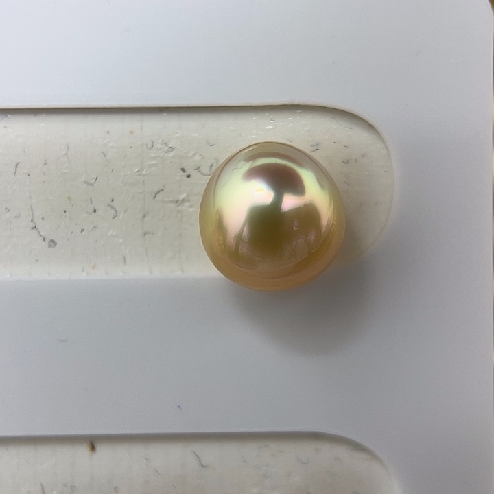 未镶嵌海水珍珠颈饰11-12mm 金珠 炫彩（88）