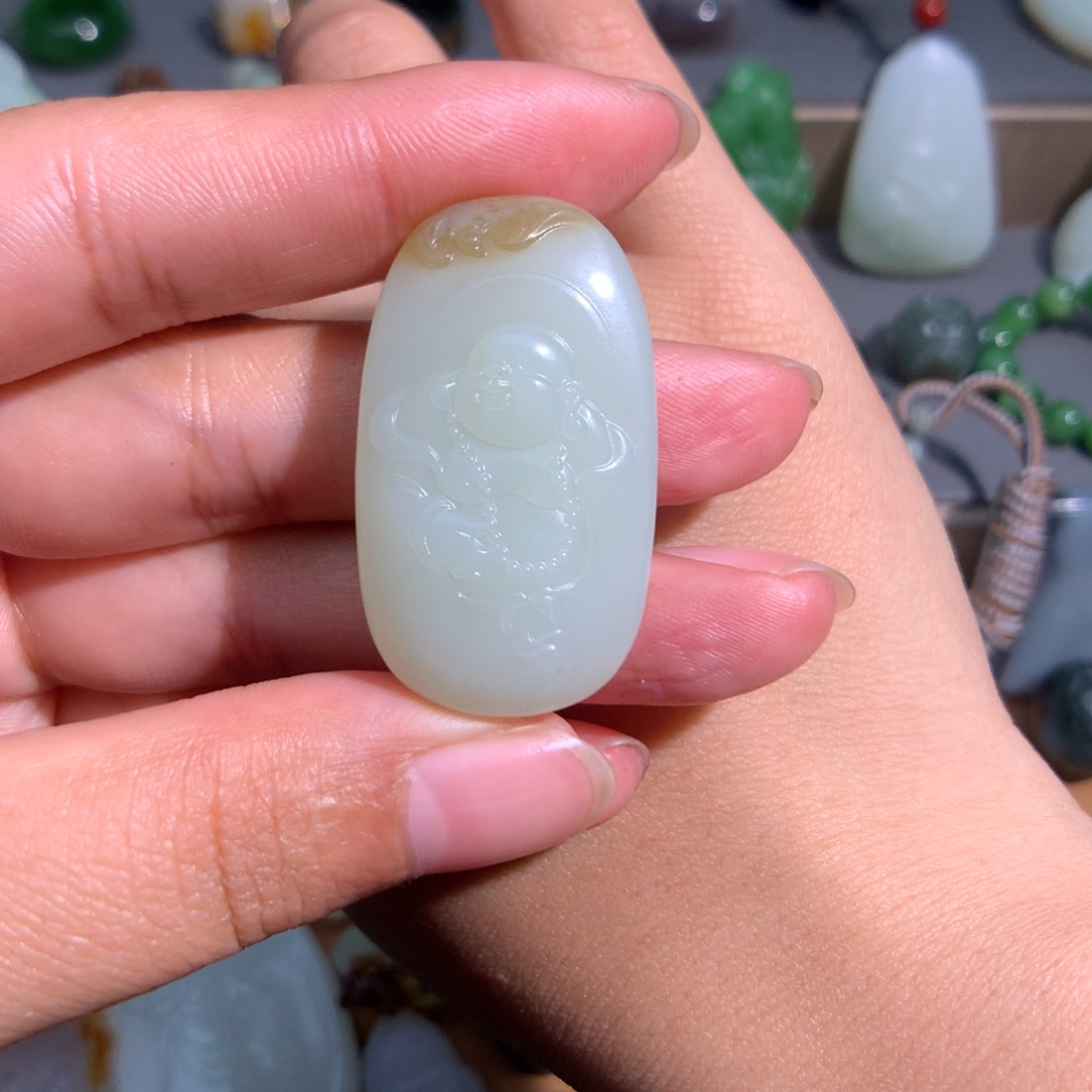 和田玉颈饰未镶嵌k*i