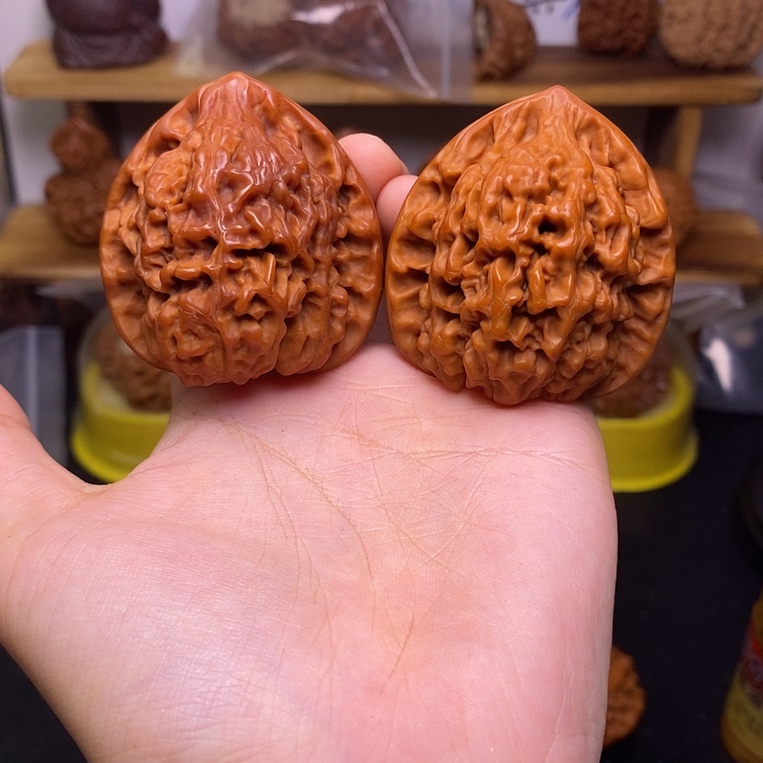 没***果文玩核桃吊坠官帽福利