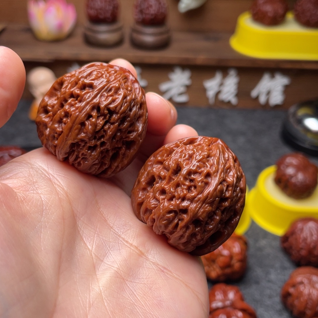 文玩核桃吊坠文玩核桃 手把件 南将石 36