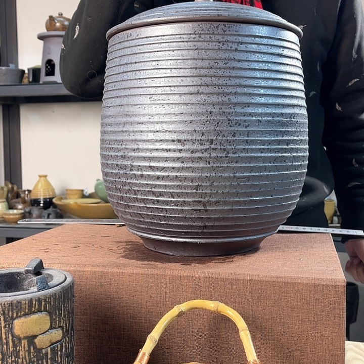 紫泥茶壶紫砂粗陶茶器