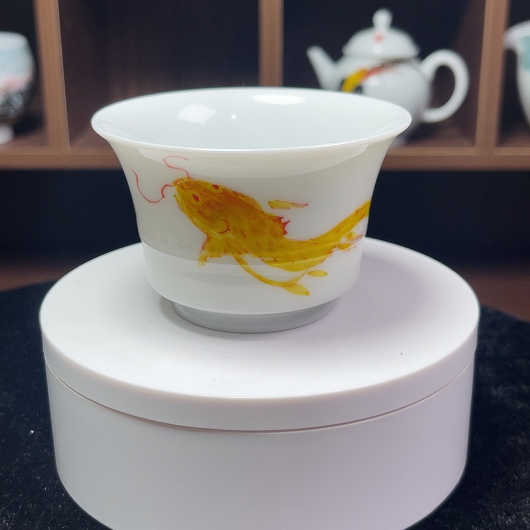 自****醴陵釉下五彩瓷杯子