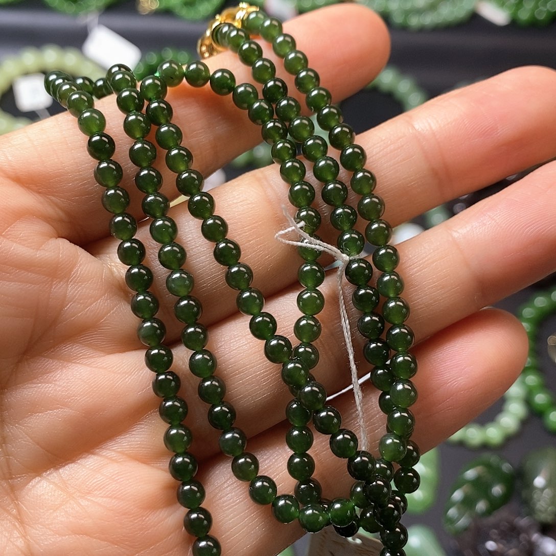 和田玉未镶嵌手链