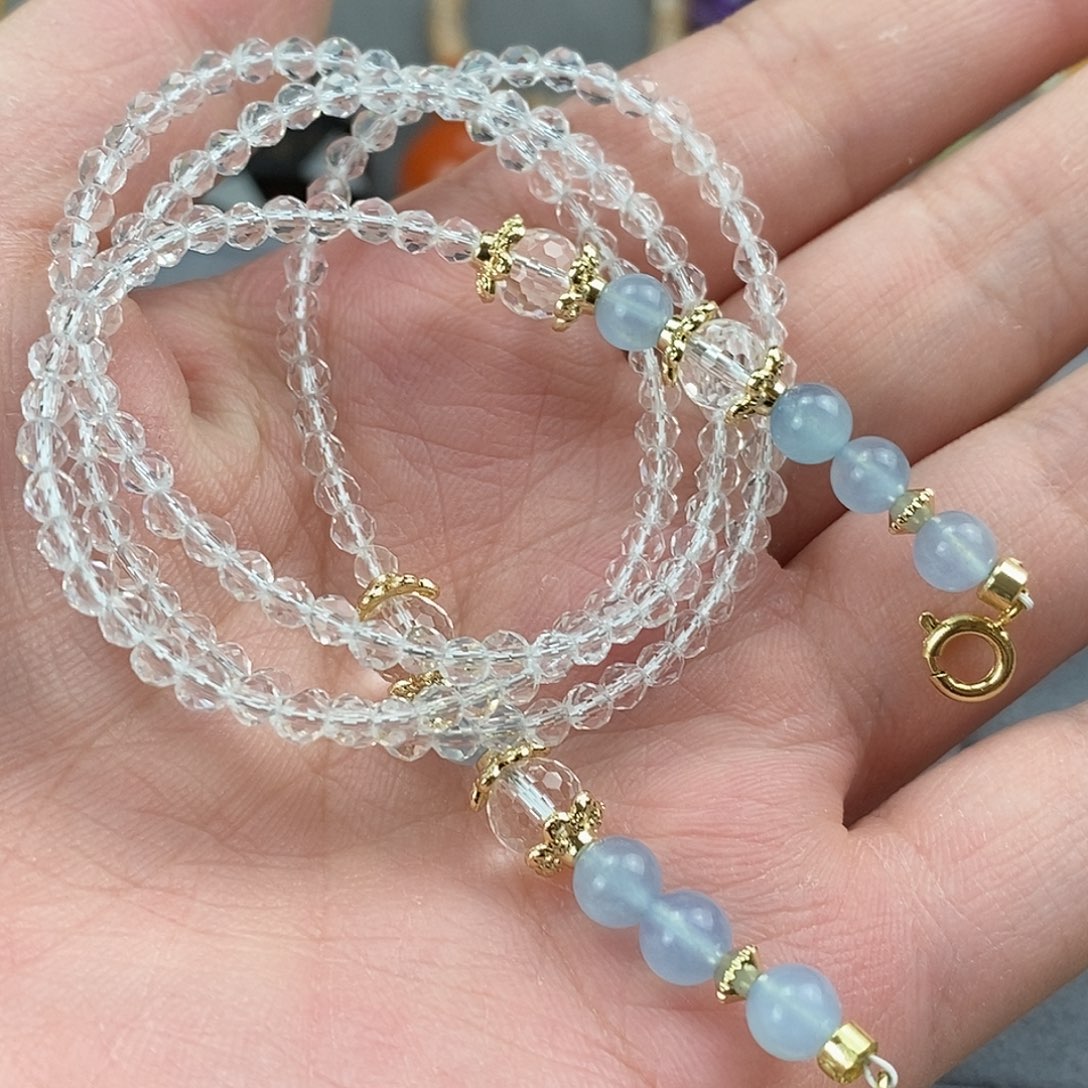 合金查罗石颈饰张**士天然