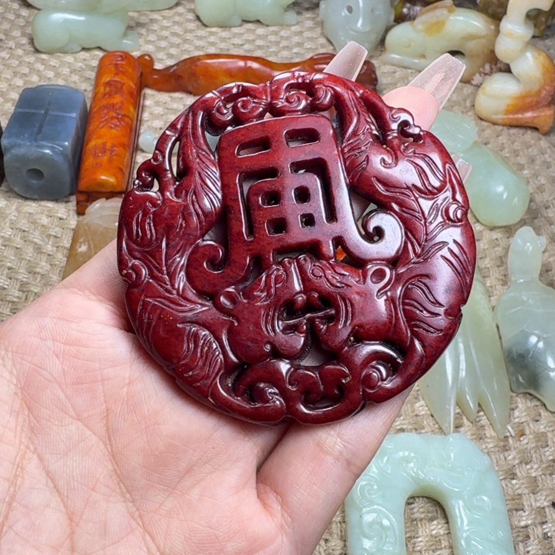 白玉菩提吊坠挂件