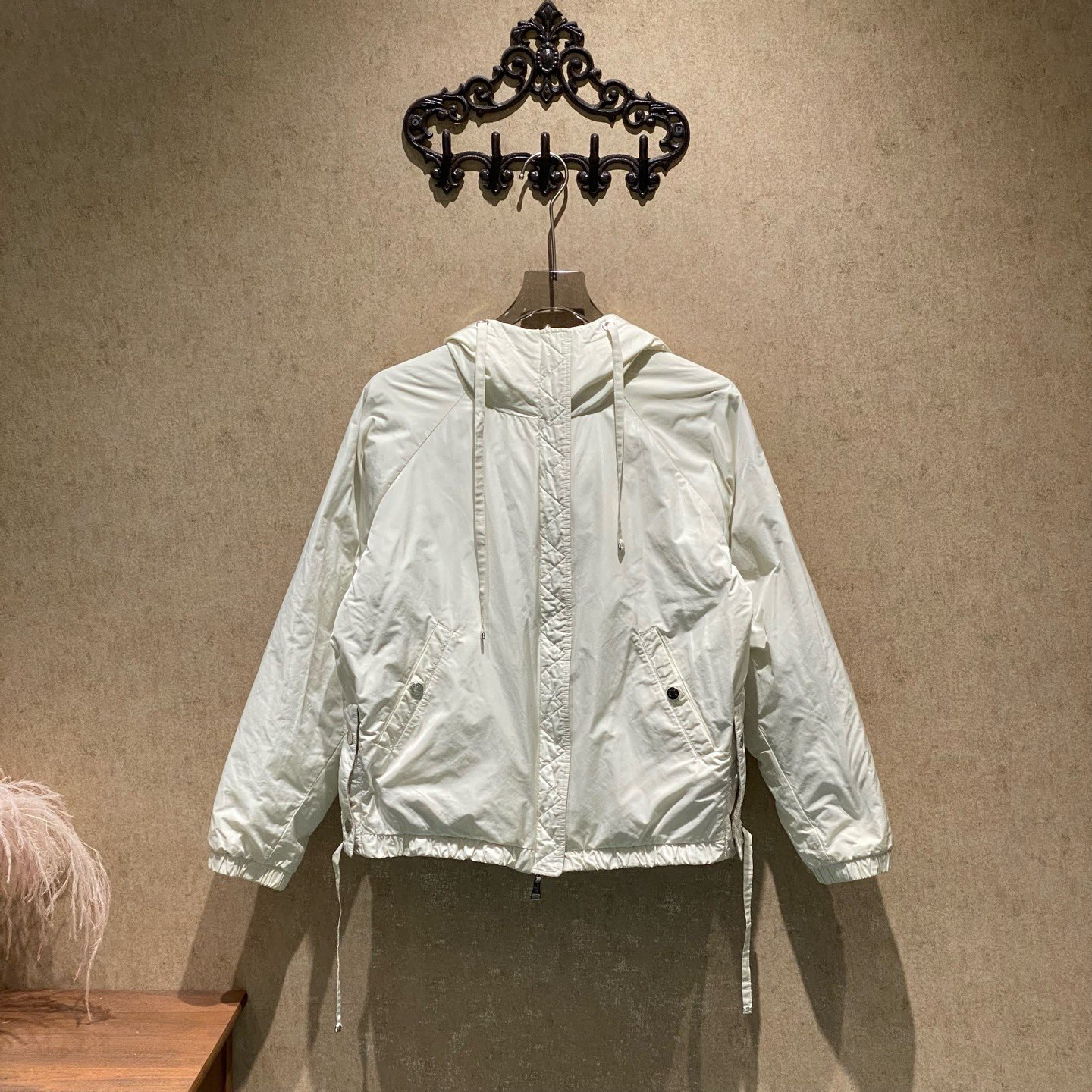 99新 MONCLER Esquibien徽标logo双面穿羽绒服/1码/35103
