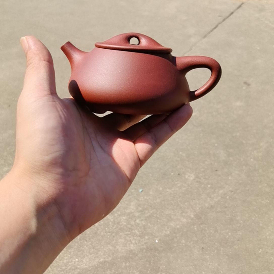 茶壶紫砂红皮龙大景舟  陈新梅