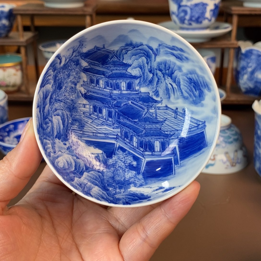景德镇陶瓷手工手绘