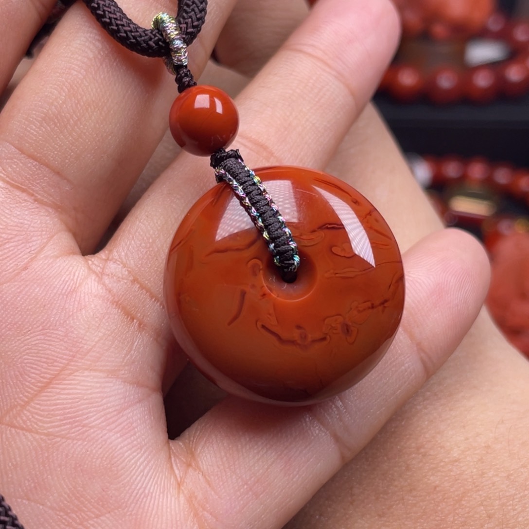 南红玛瑙珠宝奇石未镶嵌吊坠