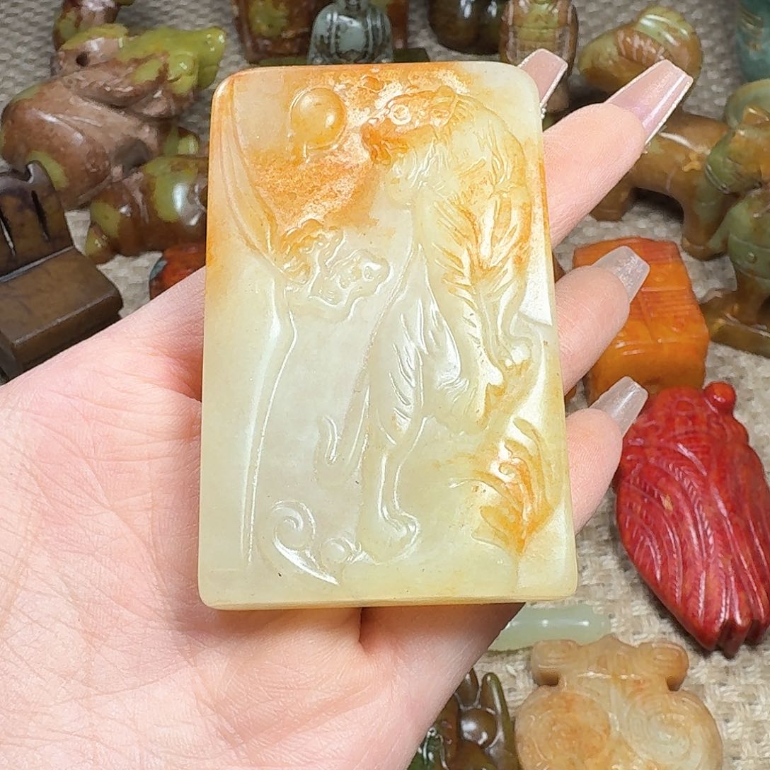 白玉菩提手串挂件