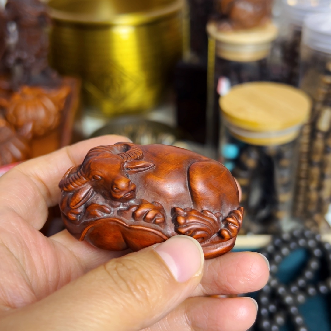 黄杨木年货节福利活动文玩摆件把件