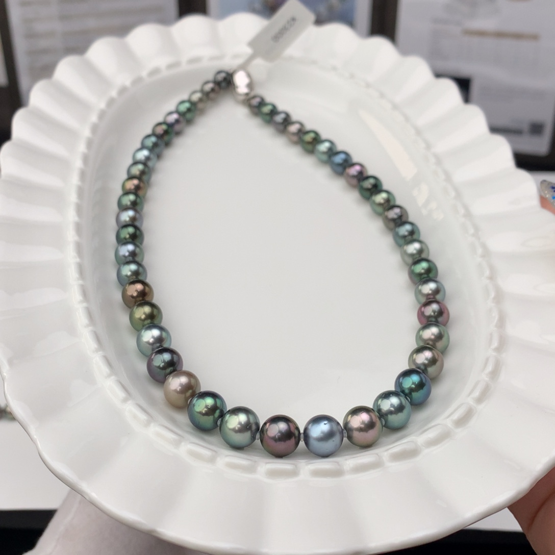 海水珍珠颈饰银S925镶嵌