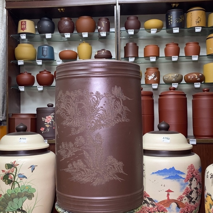 紫砂茶叶罐宜兴紫砂