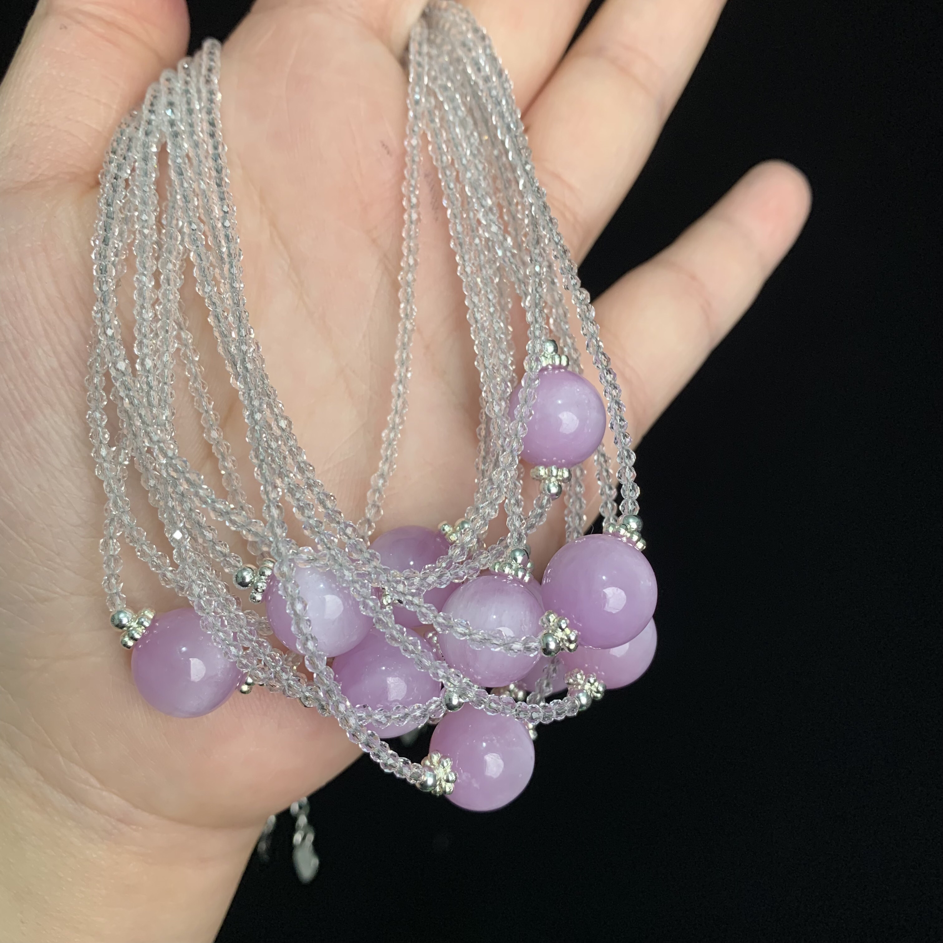 紫锂辉项链YC66多样性发其一女款饰品