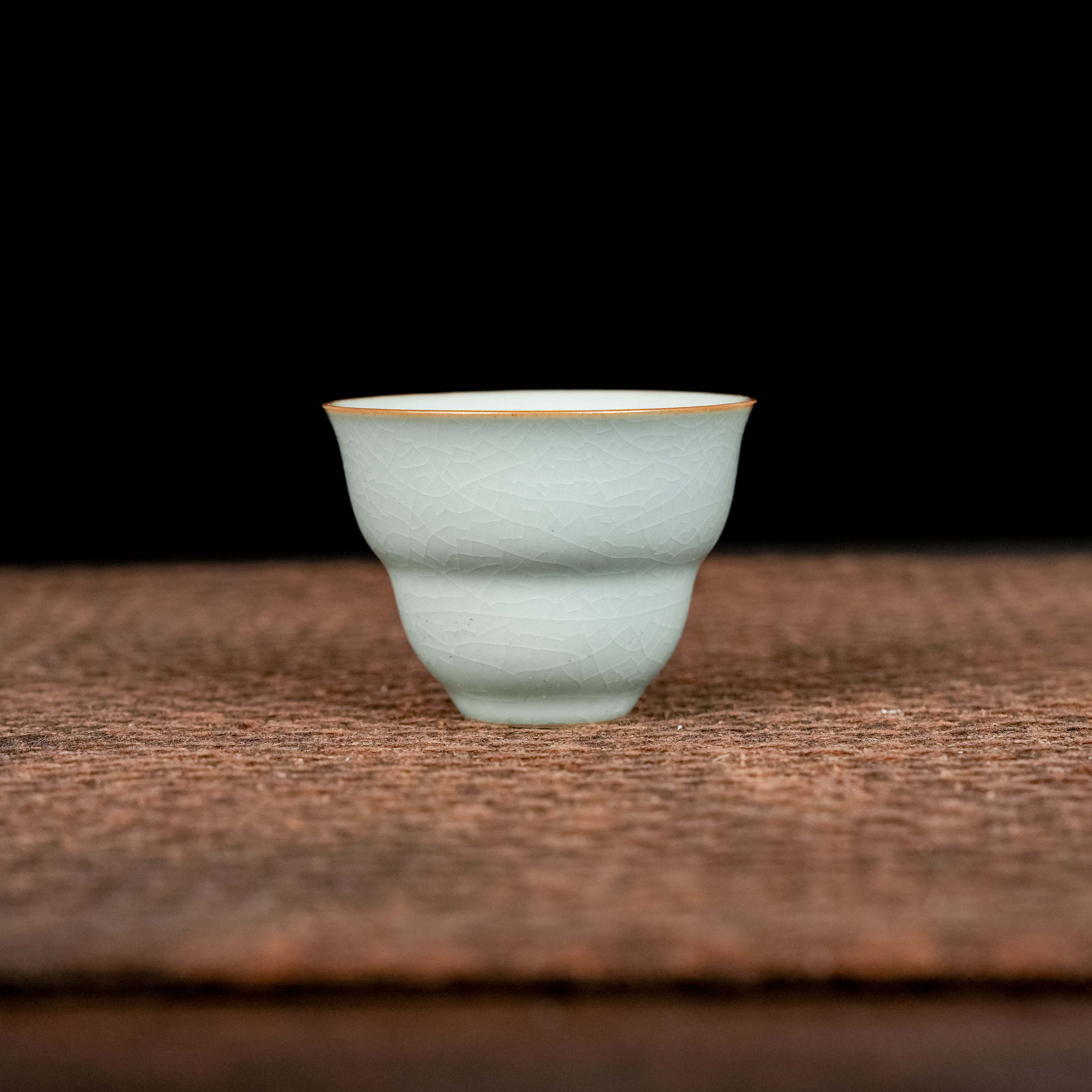 【翰垚】汝窑天青色福禄葫芦主人杯  75ml
