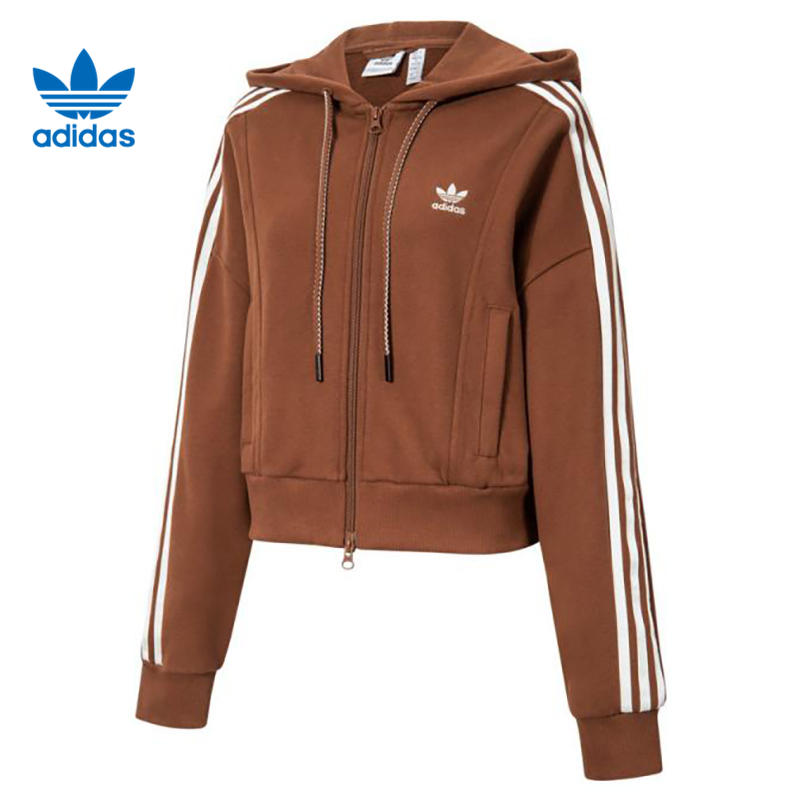 【流光风】【专属】adidas阿迪达斯三叶草女运动休闲夹克外套JM8058