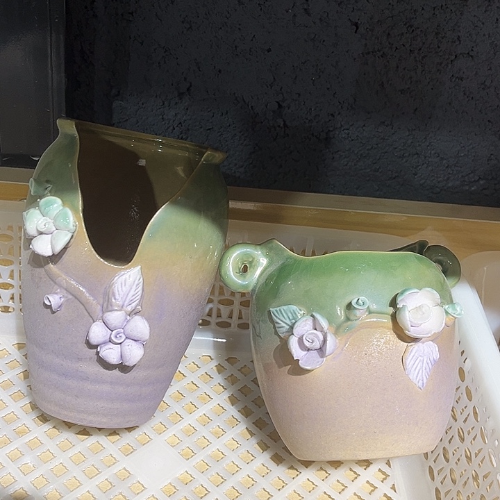 瓷片花盆多肉植物花盆