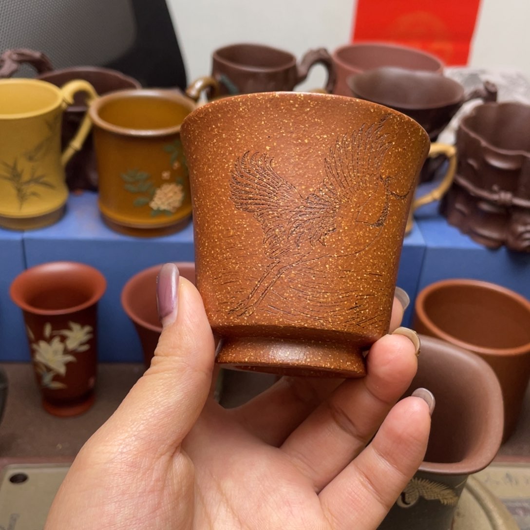 紫砂茶杯紫砂主人杯