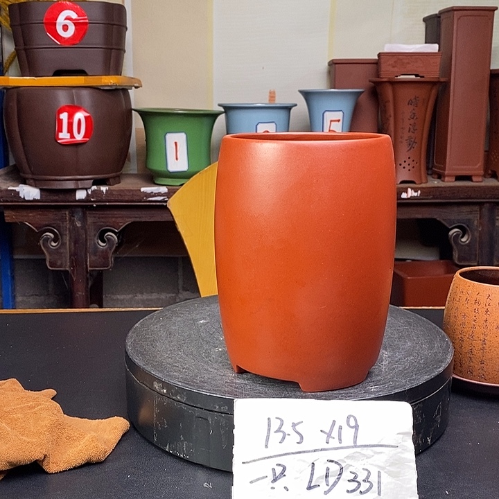 紫砂花盆货号一只LD331